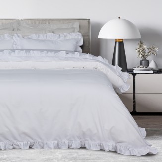 Παπλωματοθήκη Σετ Υπέρδιπλη 220x240 Das Home Daily 3174 White
