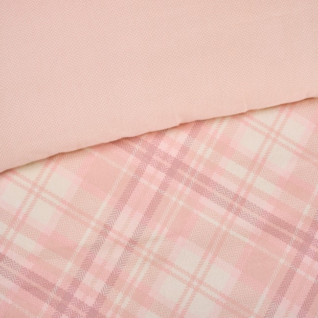 DAS HOME ΣΕΤ ΠΑΠΛΩΜΑΤΟΘΗΚΗ ΥΠΕΡΔΙΠΛΗ FLANNEL 9638 ECRU, NUDE
