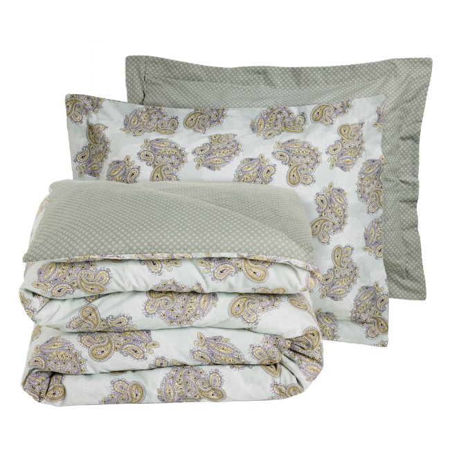 DAS HOME ΣΕΤ ΠΑΠΛΩΜΑΤΟΘΗΚΗ ΥΠΕΡΔΙΠΛΗ HAPPY 9686 MINT