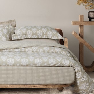 Παπλωματοθήκη Σετ Υπέρδιπλη 220x240 Das Home Happy 9689 Taupe