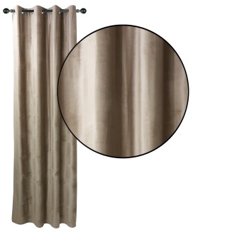 Κουρτίνα Με Κρίκους 140x270 Das Home 2227 Μπέζ