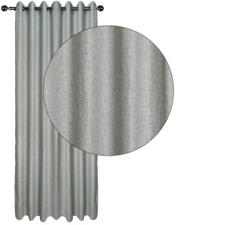 Κουρτίνα Με Κρίκους 140x270 Das Home 2252 Γκρί