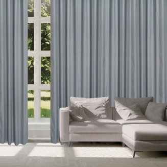Κουρτίνα Με Κρίκους 140x270 Das Home 2256 Γκρί Σκούρο