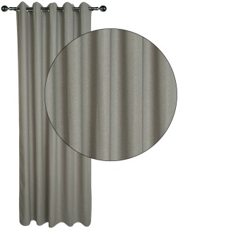 Κουρτίνα Με Κρίκους 140x270 Das Home 2259 Γκρί