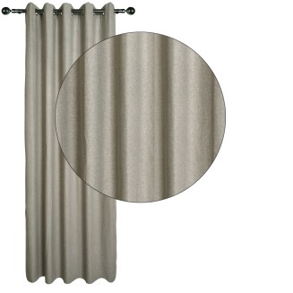 Κουρτίνα Με Κρίκους 140x270 Das Home 2260 Σπαγγί Σκούρο