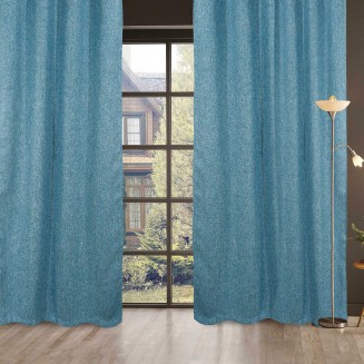 Κουρτίνα Με Κρίκους 140x280 Das Home 2132
