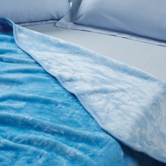 Κουβέρτα Velour Μονή 160x220 Das Kids 0291 Baby Blue