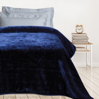 Κουβέρτα Velour Μονή 160x220 Das Kids 0292 Blue