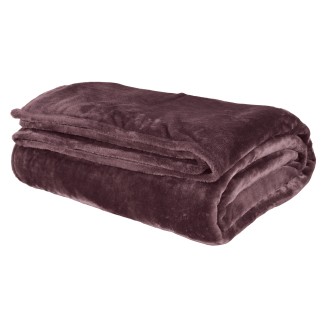 Κουβέρτα Velour Μονή 160x220 Das Home 1347 Ροδί