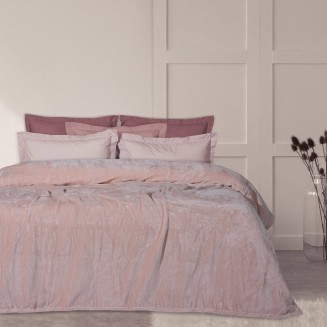 Κουβέρτα Velour Υπέρδιπλη 220x240 Das Home 1346 Ρόζ Κουβέρτα Velour Υπέρδιπλη 220x240 Das Home 1346 Ρόζ