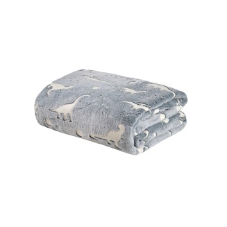 Κουβέρτα Fleece Μονή 160x220 Das Home Kids 4900 Grey-White