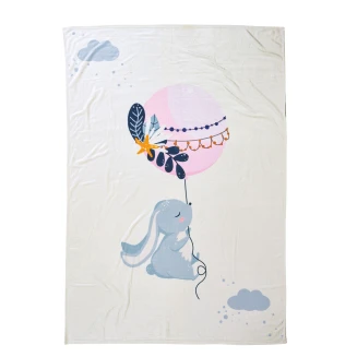 Κουβέρτα Fleece Μονή 160x220 Das Home Kids 4915 Light Blue-Mint-Pink