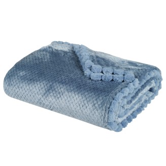 Κουβέρτα Fleece Καναπέ 130x170 Das Home 1186 Dusty Blue