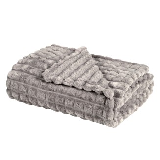 Κουβέρτα Fleece Καναπέ 130x170 Das Home 1359 Grey