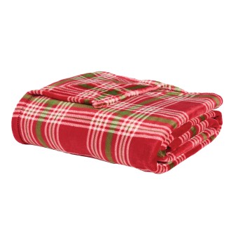 Κουβέρτα Fleece Καναπέ 130x170 Das Home 1361 Green-Red