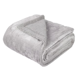 Κουβέρτα Fleece 130x170 Christmas Das Home 1373 Grey