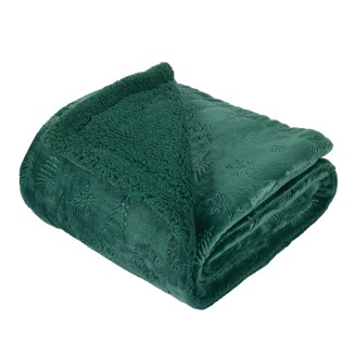 Κουβέρτα Fleece 130x170 Christmas Das Home 1374 Green