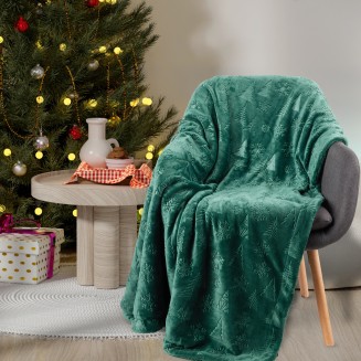 Κουβέρτα Fleece 130x170 Christmas Das Home 1374 Green