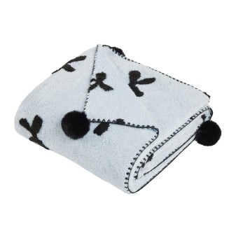 Κουβέρτα Καναπέ 130x170 Das Home Jacquard Fleece 1380 Light Blue