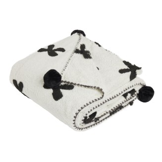 Κουβέρτα Καναπέ 130x170 Das Home Jacquard Fleece 1382 Beige