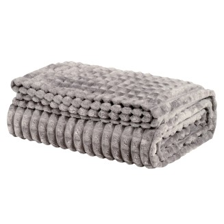 Κουβέρτα Fleece Υπέρδιπλη 220x240 Das Home 1359 Grey