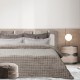 DAS HOME ΚΟΥΒΕΡΤΑ BUBBLE FLEECE 240Χ260 1370 TAUPE