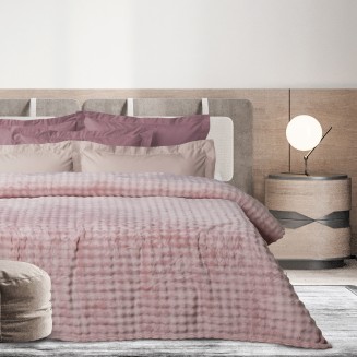 Κουβέρτα Bubble Fleece King Size 240x260 Das Home 1372 Dusty Lilac