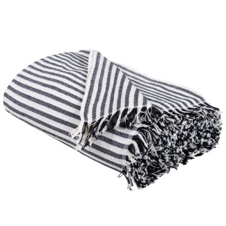 Ριχτάρι Τριθέσιος 180x300 Das Home 0253 Εκρού-Μαύρο