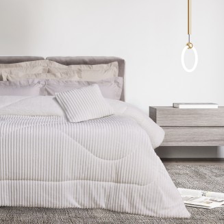 Κουβερτοπάπλωμα Sherpa Μονό 160x220 Das Home 1364 White