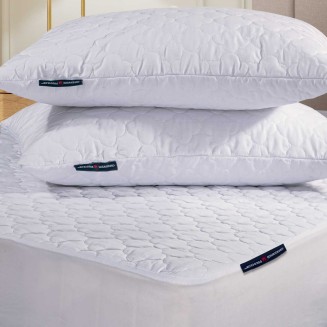 Μαξιλαροθήκες Σετ Καπιτονέ 50x70 Greenwich Polo Club 2340 Λευκό