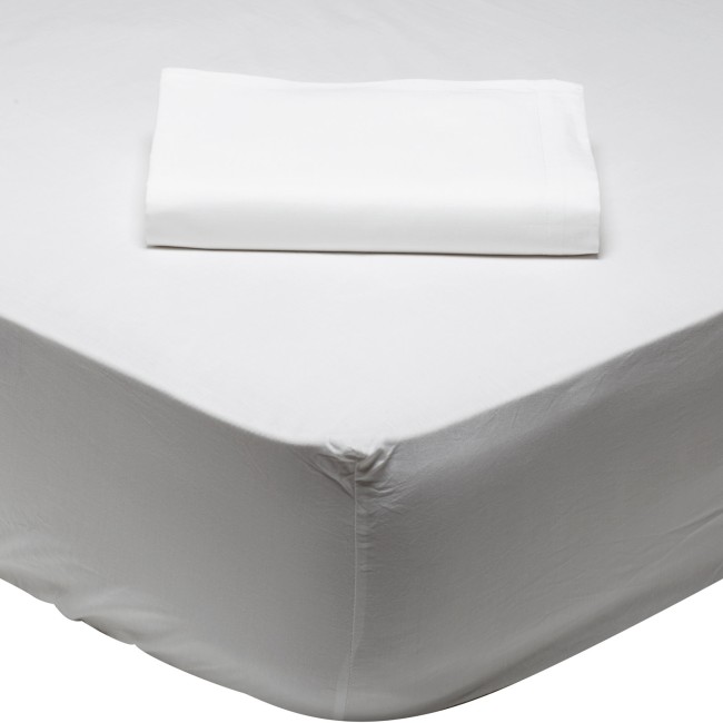 DAS HOME ΣΕΝΤΟΝΙ ΥΠΕΡΔΙΠΛΟ ΜΕ ΛΑΣΤΙΧΟ ARTIC WHITE 1001 ARTIC WHITE