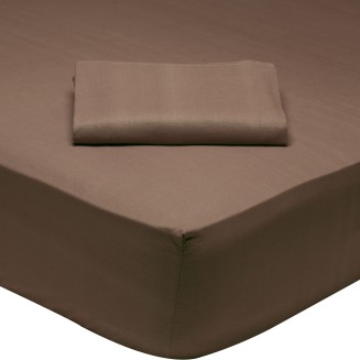 Σεντόνι Μεμονωμένο Μονό Με Λάστιχο 100x200+35 Das Home 1004 Καφέ