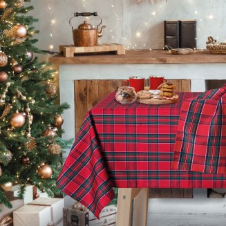 Χριστουγεννιάτικη Τραβέρσα Runner 45x140 Das Home 769 Green-Red