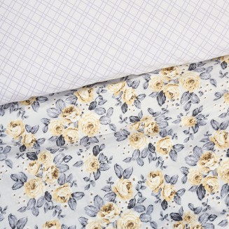 Σεντόνια Σετ Μονά 170x260 Das Home Happy 9650 Grey-Ivory