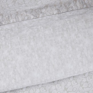 Σεντόνια Σετ Μονά 170x260 Das Home Happy 9678 Taupe-White