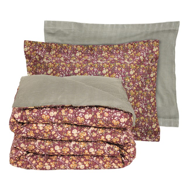 DAS HOME ΣΕΤ ΣΕΝΤΟΝΙΑ KING HAPPY 9683 BORDEAUX, GREEN