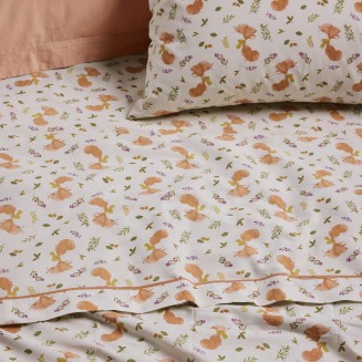 Σεντόνια Σετ Μονά 170x260 Das Home Kids 4978 Beige-Teracotta