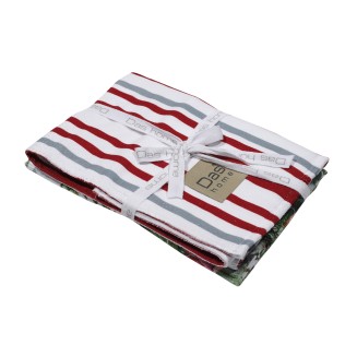 Σετ Ποτηρόπανα Κουζίνας 2 Τεμαχίων 40x65 Das Home 0634 Πολύχρωμο