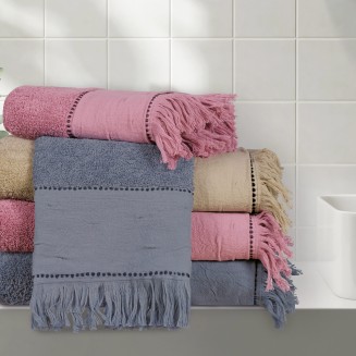 Σετ Πετσέτες 3 Τεμ. Das Home Soft Daily 0698 Ράφ