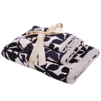 Πετσέτα Σετ 3 Τεμαχίων Das Home Daily 795 Black