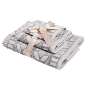 Πετσέτα Σετ 3 Τεμαχίων Das Home Daily 797 Grey