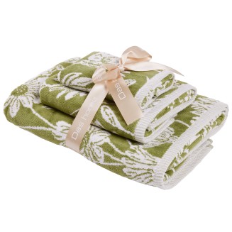 Πετσέτα Σετ 3 Τεμαχίων Das Home Daily 798 Green
