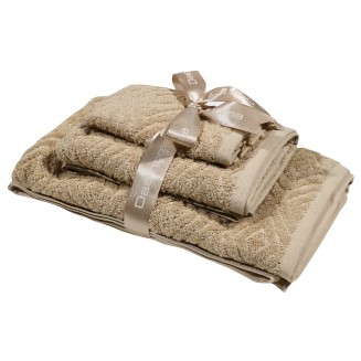 Σετ Πετσέτες 3 Τεμ. Das Home Best 0662 Μπέζ