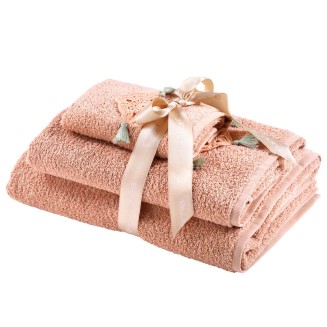 Σετ Πετσέτες 3 Τεμ. Das Home Soft Daily 0729 Σομόν