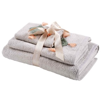Σετ Πετσέτες 3 Τεμ. Das Home Soft Daily 0732 Σπαγγί