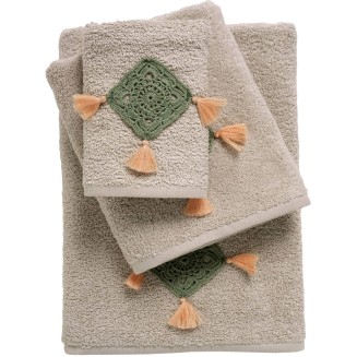 Σετ Πετσέτες 3 Τεμ. Das Home Soft Daily 0732 Σπαγγί