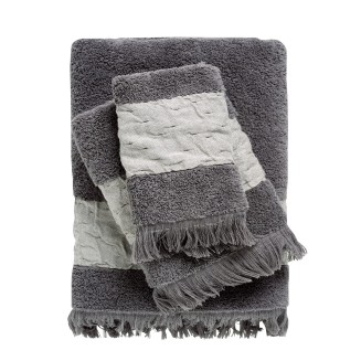 Σετ Πετσέτες 3 Τεμ. Das Home Daily 746 Dark Grey