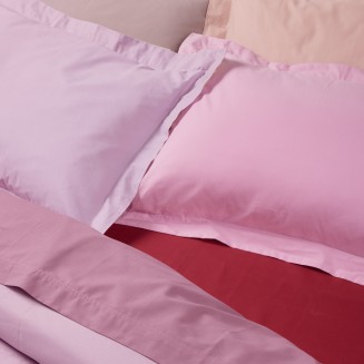 Μαξιλαροθήκες Σετ 2 Τεμαχίων Colour Collection Best Line 1012 Ρόζ