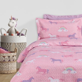 Μαξιλαροθήκες Σετ 50x70+5 Das Home Kids 4929 Pink-Purple