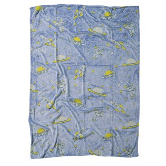 Κουβέρτα Fleece Λίκνου 80x110 Das Home Baby Relax 4863 Κίτρινο-Μπλέ